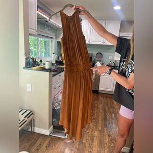 Bronze Ramy Brook New York singe waist dress. Perfect condition. Worn Once.